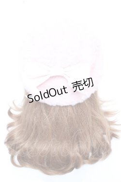 画像1: Lovely Tency / 眞白ありすコラボ リボンベレー帽  ピンク Y-26-01-07-028-LO-AC-SZ-ZY