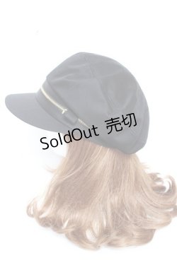 画像2: CA4LA / 変形キャスケット  黒 Y-26-01-07-029-PU-AC-SZ-ZY