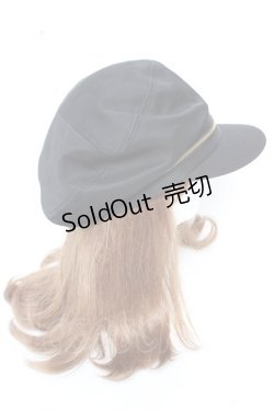 画像4: CA4LA / 変形キャスケット  黒 Y-26-01-07-029-PU-AC-SZ-ZY