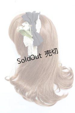 画像2: Hoshibako Works / すずらんのしおりカチューシャ  黒 Y-26-01-07-032-LO-AC-SZ-ZY