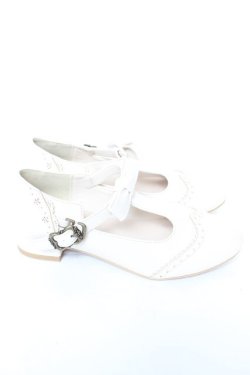 画像4: m petit by misako / AMPUリボンストラップパンプス M 中白 Y-26-01-07-033-LO-SH-SZ-ZY