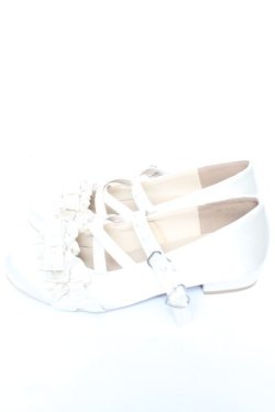 画像2: Lovely Tency / 眞白ありすコラボ/パールフリル付きパンプス L 生成り Y-26-01-07-036-LO-SH-SZ-ZY