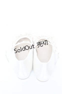 画像3: Lovely Tency / 眞白ありすコラボ/パールフリル付きパンプス L 生成り Y-26-01-07-036-LO-SH-SZ-ZY