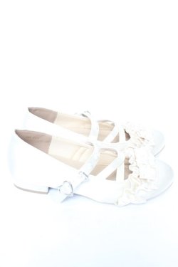 画像4: Lovely Tency / 眞白ありすコラボ/パールフリル付きパンプス L 生成り Y-26-01-07-036-LO-SH-SZ-ZY