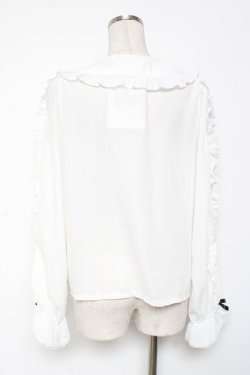 画像3: axes femme kawaii / ハロウィンナイト刺繍ブラウス M 白 Y-26-01-09-030-AX-BL-SZ-ZY