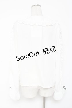 画像3: axes femme Kawaii / ハロウィンナイト刺繍ブラウス M 白 Y-26-01-09-030-AX-BL-SZ-ZS