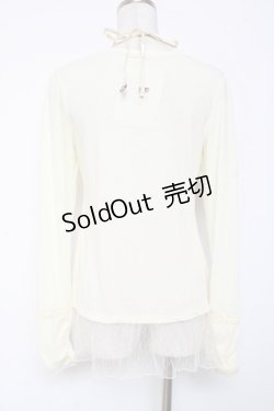 画像3: axes femme / ストラップ付きインナープルオーバー M 生成り Y-26-01-09-032-AX-TO-SZ-ZY