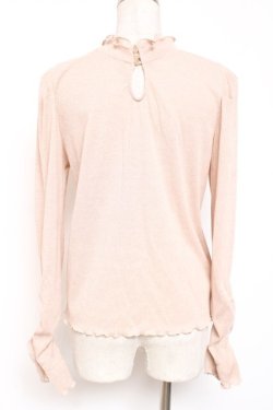 画像2: axes femme / 2WAYラメリブプルオーバー F ピンク Y-26-01-09-033-AX-TO-SZ-ZY