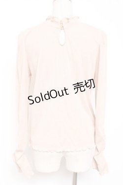 画像2: axes femme / 2WAYラメリブプルオーバー F ピンク Y-26-01-09-033-AX-TO-SZ-ZI