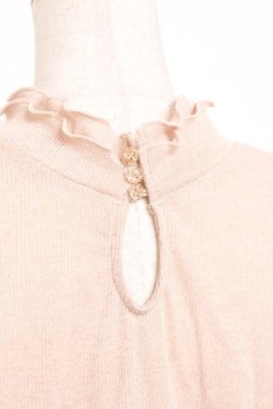 画像3: axes femme / 2WAYラメリブプルオーバー F ピンク Y-26-01-09-033-AX-TO-SZ-ZY