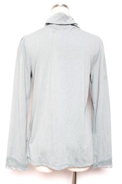 画像2: axes femme / ローズレースハイネックインナーカットソー L ミント Y-26-01-09-038-AX-TO-SZ-ZY