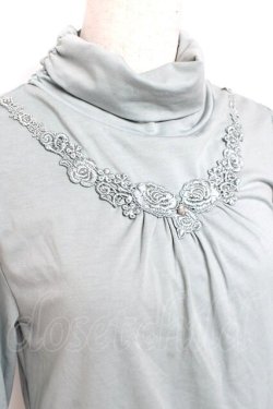 画像3: axes femme / ローズレースハイネックインナーカットソー L ミント Y-26-01-09-038-AX-TO-SZ-ZY