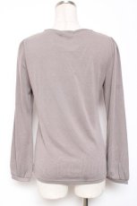 画像2: axes femme / BIGレースリボンプルオーバー M グレー Y-26-01-09-040-AX-TO-SZ-ZS (2)
