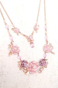 画像2: axes femme / シュガーローズネックレス  ゴールド Y-26-01-09-005-AX-AC-SZ-ZY