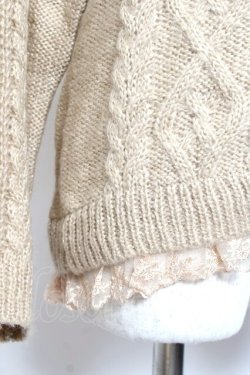 画像3: axes femme / ホッコリニットプルオーバー M 生成り Y-26-01-09-048-AX-TO-SZ-ZY