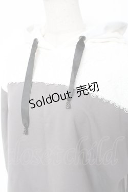 画像3: axes femme / バイカラーパーカープルオーバー M グレー Y-26-01-09-052-AX-TO-SZ-ZS