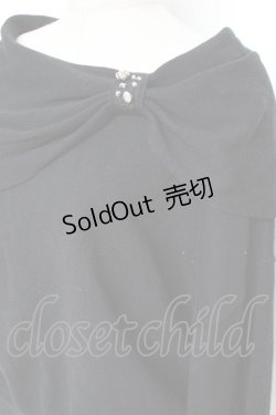 画像3: axes femme / ドレープリボンニット M 黒 Y-26-01-09-056-AX-TO-SZ-ZY