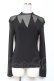 画像1: PUNK RAVE / メッシュ切替ハイネックトップス M-L ブラック Y-26-01-09-066-PU-TO-SZ-ZY (1)