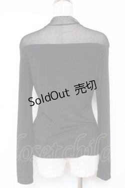 画像2: PUNK RAVE / メッシュ切替ハイネックトップス M-L ブラック Y-26-01-09-066-PU-TO-SZ-ZY