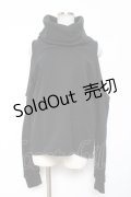 Na+H / ハイネックオープンショルダートップス  ブラック Y-26-01-09-067-PU-TO-SZ-ZY