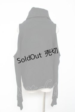 画像3: Na+H / ハイネックオープンショルダートップス  ブラック Y-26-01-09-067-PU-TO-SZ-ZY
