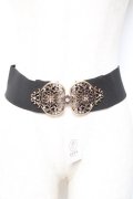 axes femme / オーナメント装飾ゴムベルト  ゴールド Y-26-01-09-008-AX-ZA-SZ-ZY