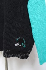 画像3: NieR CLOTHING / シエル配色ニット F 黒 Y-26-01-09-070-PU-TO-SZ-ZT197 (3)