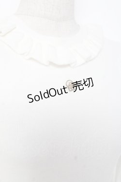 画像4: evelyn / 袖リボンリブニット  白 Y-26-01-09-071-LO-TO-SZ-ZY