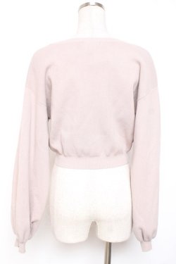 画像2: evelyn / クロスリボンカーデセット F モーブピンク Y-26-01-09-072-LO-TO-SZ-ZY