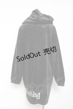 画像3: NieR Clothing / うさ耳フード付ロングパーカーワンピース  黒 Y-26-01-09-075-PU-OP-SZ-ZY