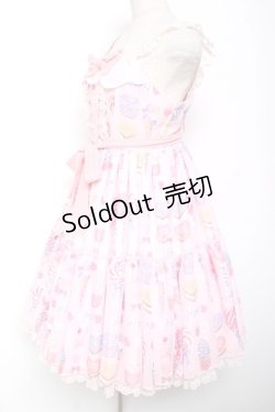 画像2: Angelic Pretty / Sugar Candy Shopジャンパースカート  ピンク Y-26-01-09-077-AP-OP-SZ-ZY