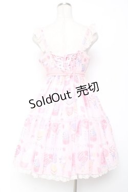 画像3: Angelic Pretty / Sugar Candy Shopジャンパースカート  ピンク Y-26-01-09-077-AP-OP-SZ-ZY