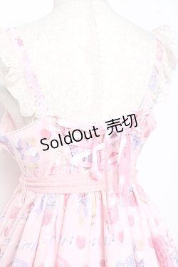 画像4: Angelic Pretty / Sugar Candy Shopジャンパースカート  ピンク Y-26-01-09-077-AP-OP-SZ-ZY