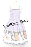 axes femme Kawaii / ハロウィンナイトジャンパースカート M ラベンダー Y-26-01-09-080-AX-OP-SZ-ZY