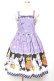 画像1: axes femme kawaii / ハロウィンナイトジャンパースカート M ラベンダー Y-26-01-09-080-AX-OP-SZ-ZY (1)