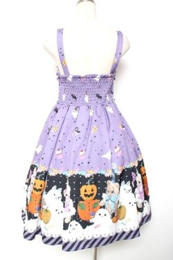 画像3: axes femme kawaii / ハロウィンナイトジャンパースカート M ラベンダー Y-26-01-09-080-AX-OP-SZ-ZY