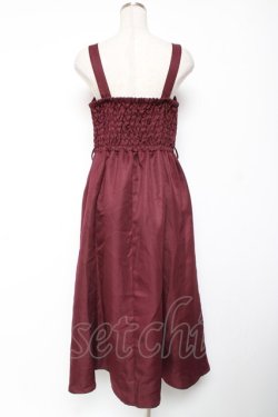 画像2: axes femme / マリーゴールド刺繍ジャンスカ M ワイン Y-26-01-09-082-AX-OP-SZ-ZY