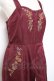 画像3: axes femme / マリーゴールド刺繍ジャンスカ M ワイン Y-26-01-09-082-AX-OP-SZ-ZY (3)