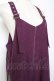 画像4: axes femme / 肩ベルトジャンスカ  紫 Y-26-01-09-083-AX-OP-SZ-ZY (4)