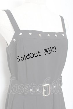 画像4: axes femme / スタッズジャンスカ F 黒 Y-26-01-09-086-AX-OP-SZ-ZS