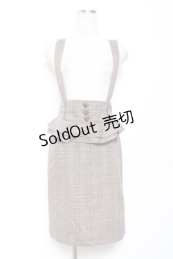 画像1: Secret Honey / チェックタイトスカート  ブラウン Y-26-01-09-088-CA-SK-AS-ZT358