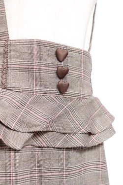 画像3: Secret Honey / チェックタイトスカート  ブラウン Y-26-01-09-088-CA-SK-AS-ZY