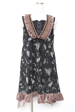 画像1: axes femme / メルヘンフロッキーワンピース L クロ Y-26-01-09-090-AX-OP-SZ-ZY