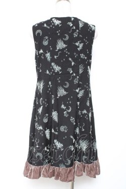 画像2: axes femme / メルヘンフロッキーワンピース L クロ Y-26-01-09-090-AX-OP-SZ-ZY