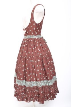 画像2: Victorian maiden / レイラエプロンドレス  ブラウン Y-26-01-09-091-CL-OP-SZ-ZY