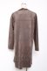 画像2: axes femme / ノーカラーロングコート M 茶 Y-26-01-09-095-AX-JA-SZ-ZY (2)
