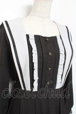 画像4: axes femme POETIQUE / クラシックセーラーワンピース M 黒 Y-26-01-09-099-AX-OP-SZ-ZY