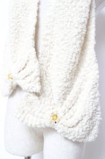 画像2: axes femme / ファーBIGリボンマフラー  オフ白 Y-26-01-09-013-AX-AC-SZ-ZT578 (2)
