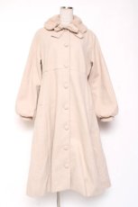 画像1: m petit by misako / AM*リボンコート LL 中白 Y-26-01-09-117-LO-JA-SZ-ZTC046 (1)
