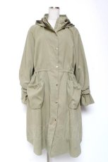 画像1: axes femme / バックプリーツロングモッズ M グリーン Y-26-01-09-119-AX-CO-SZ-ZT176 (1)